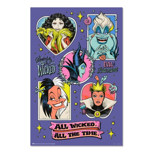 Poster Disney Villains 61x91 5cm GPE5948 | Yourdecoration.be