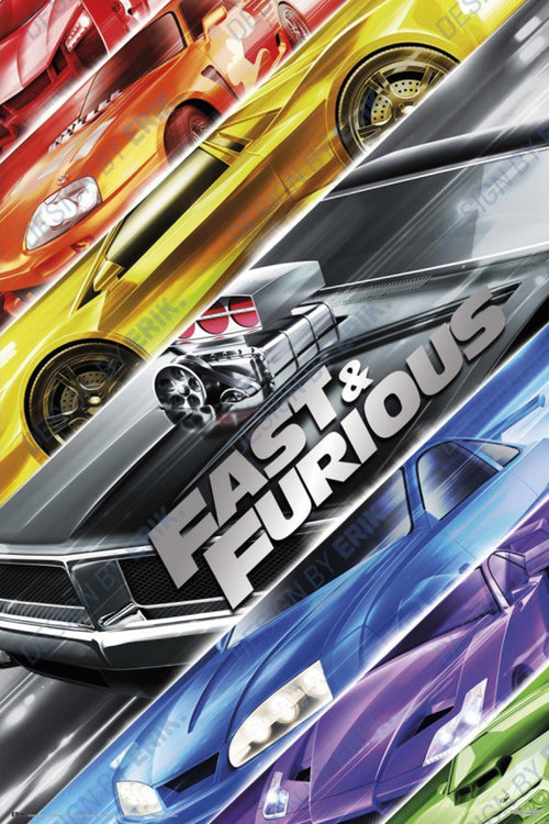 Poster Fast And Furious Couches 61x91 5cm GPE6103 | Yourdecoration.be