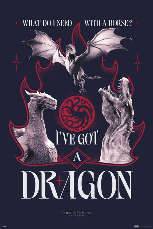 Poster Game Of Thrones House Of The Dragon Season 3 61x91 5cm GPE6057 | Yourdecoration.be