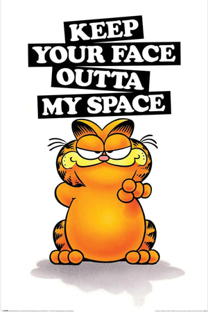 Poster Garfield Keep Your Face 61x91 5cm PP2402357 | Yourdecoration.be