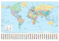 Poster Harper Collins World Map 21 91 5x61cm Abystyle GBYDCO484 | Yourdecoration.be