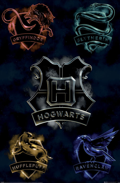 Poster Harry Potter Houses 61x91 5cm PP2512503 | Yourdecoration.be