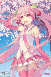 Poster Hatsune Miku Cherry Blossom 91 5x61cm GBYDCOA037 | Yourdecoration.be
