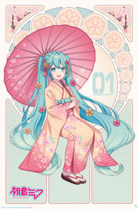 Poster Hatsune Miku Sakura Kimono 61x91 5cm Abystyle GBYDCO587 | Yourdecoration.be