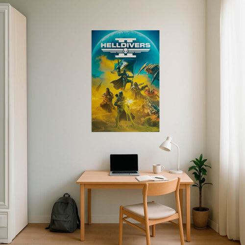 Poster Helldivers 1 61x91 5cm GPE6094 Sfeer | Yourdecoration.be