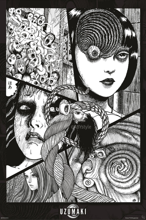 Poster Junji Ito Uzumaki 61x91 5cm GBYDCOA033 | Yourdecoration.be