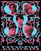 Poster K Pop Demon Hunters Saja Boys Hearts  40x50cm MPP2510744 | Yourdecoration.be