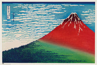 Poster Katsushika Hokusais Fine Wind Clear Morning 91 5x61cm Grupo Erik GPE5806 | Yourdecoration.be