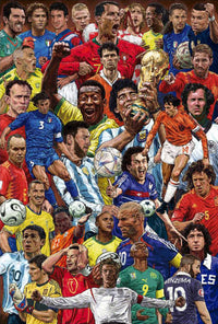 Poster Legendary Footballers 61x91 5cm Grupo Erik GPE5817 | Yourdecoration.be