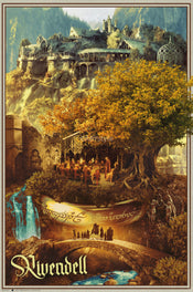 Poster Lord Of The Rings Rivendell 61x91 5cm GBYDCOA013 | Yourdecoration.be