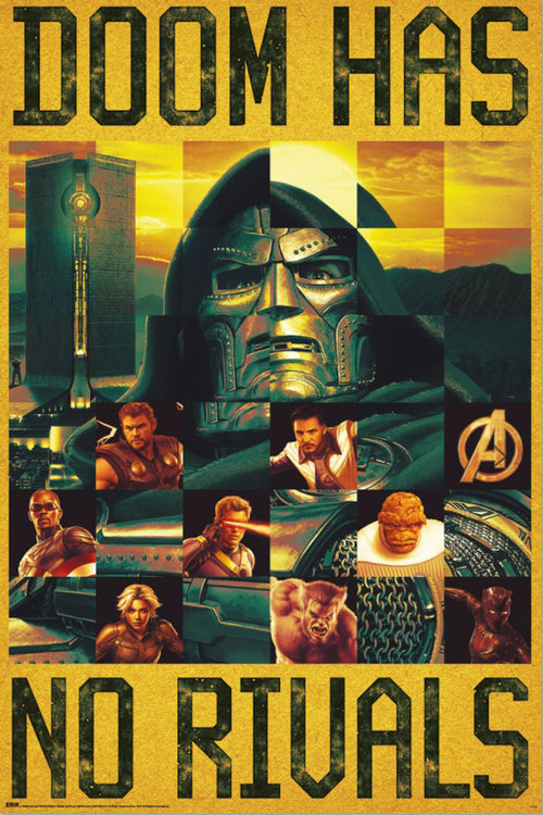 Poster Marvel Avengers Doomsday Doom Has No Rivals 61x91 5cm GPE6086 | Yourdecoration.be