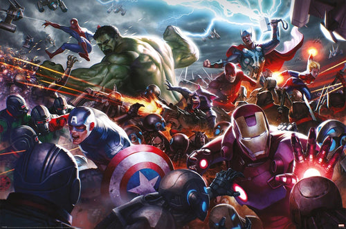 Poster Marvel Future Fight Heroes Assault 61x91 5cm Pyramid PP35016 | Yourdecoration.be