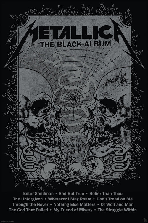 Poster Metallica Black Album 61x91 5cm Abystyle GBYDCO433 | Yourdecoration.be