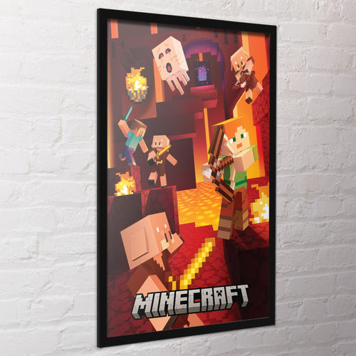 Poster Minecraft Cinematic Piglins 61x91 5cm PP2512255 Sfeer | Yourdecoration.be