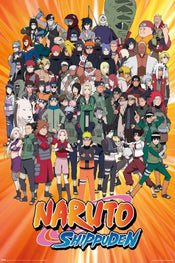 Poster Naruto Shippuden Characters 61x91 5cm GPE6022 | Yourdecoration.be