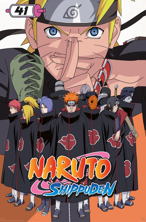 Poster Naruto Shippuden Manga Cover 61x91 5cm GBYDCOA029 | Yourdecoration.be