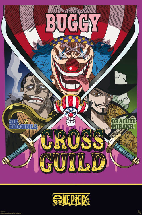 Poster One Piece Cross Guild 61x91 5cm Abystyle GBYDCO621 | Yourdecoration.be