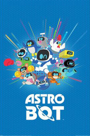 Poster Playstation Astro Bot Friends 61x91 5cm PP2510001 | Yourdecoration.be