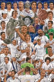 Poster Real Madrid Legends 61x91 5cm GPE6048 | Yourdecoration.be