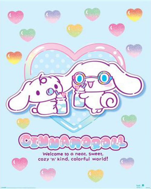 Poster Sanrio Cinamoroll Candies 40x50cm MPP2501446 | Yourdecoration.be