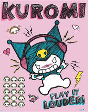Poster Sanrio Kurom Louder 40x50cm MPP2501443 | Yourdecoration.be