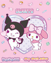 Poster Sanrio Kuromi My Melody Sweets 40x50cm MPP2501459 | Yourdecoration.be