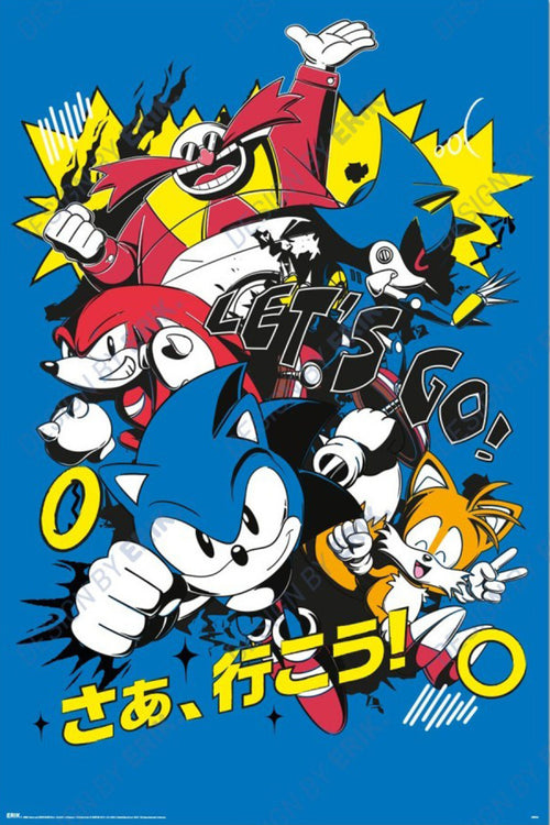 Poster Sonic Manga 61x91 5cm GPE6116 | Yourdecoration.be