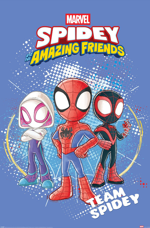 Poster Spidey And His Amazing Friends Team Up 61x91 5cm PP2513295 | Yourdecoration.be