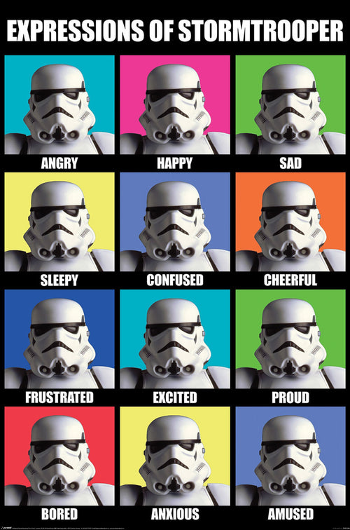 Poster Star Wars Expression Of Stormtrooper 61x91 5cm PP2513189 | Yourdecoration.be