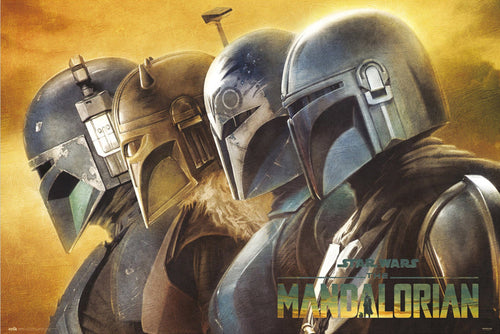 Poster Star Wars The Mandalorian Mandalorians 91 5x61cm Grupo Erik GPE5769 | Yourdecoration.be