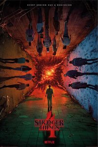 Poster Stranger Things 4 Every Ending Has A Beginning 61x91 5cm Pyramid PP34749 | Yourdecoration.be