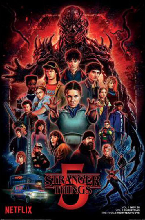 Poster Stranger Things 5 One Sheet 61x91 5cm PP2511182 | Yourdecoration.be