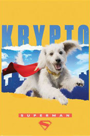 Poster Superman Krypto 61x91 5cm PP2500425 | Yourdecoration.be