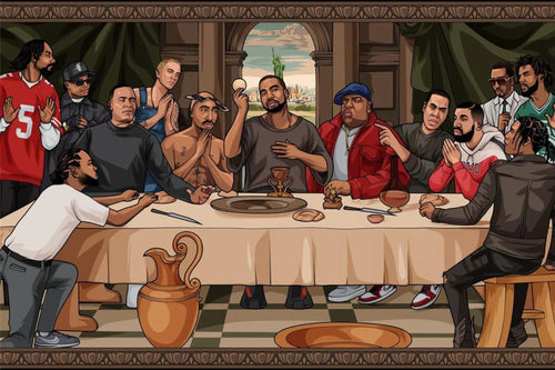 Poster The Last Supper of Hip Hop 91 5x61cm Pyramid PP35358 | Yourdecoration.be