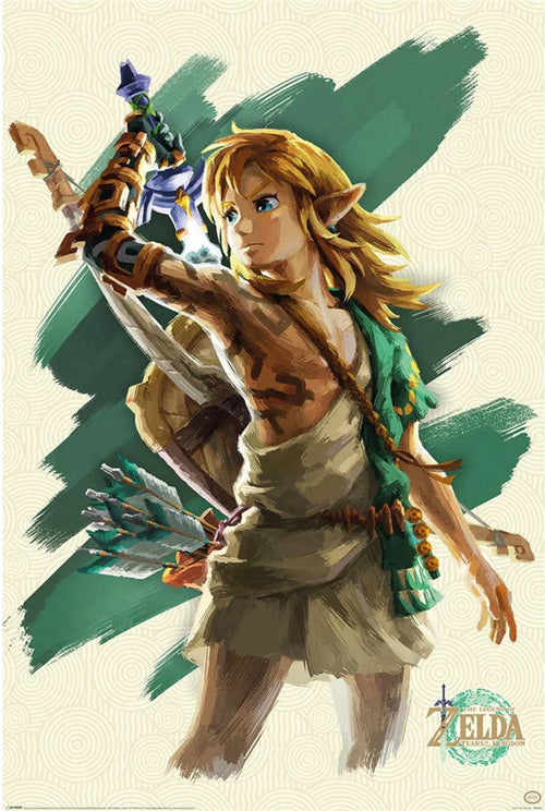Poster The Legend of Zelda Tears of the Kingdom Link Unleashed 61x91 5cm Pyramid PP35325 | Yourdecoration.be