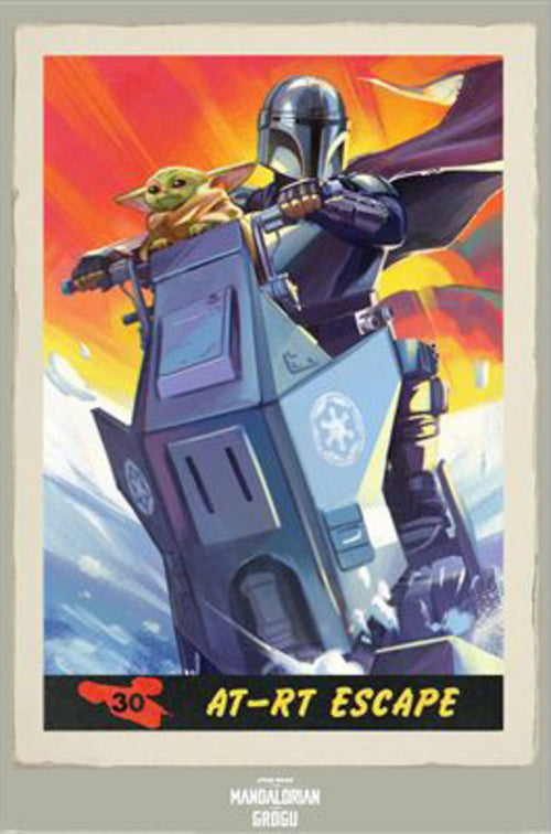 Poster The Mandalorian And Grogu At Rt Escape 61x91 5cm PP2512117 | Yourdecoration.be