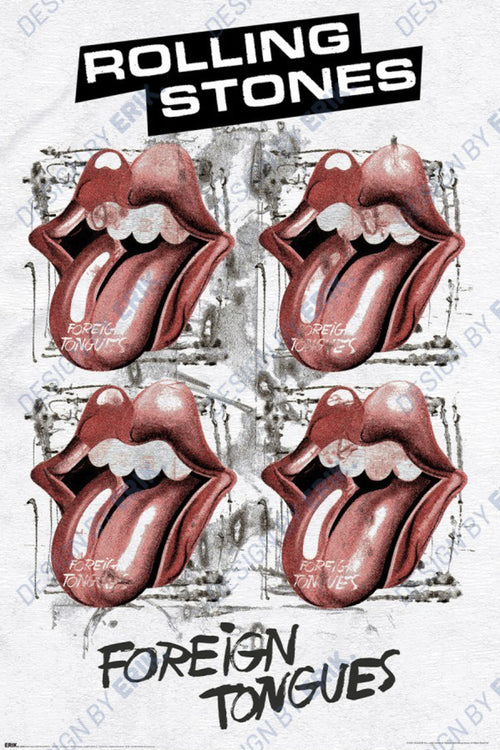Poster The Rolling Stones Foreign Tongues 61x91 5cm GPE6100 | Yourdecoration.be