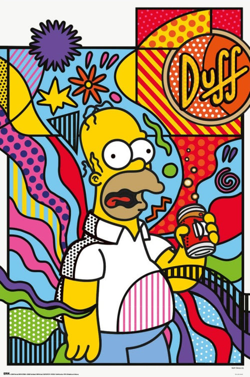 Poster The Simpsons Donut Worry 61x91 5cm GPE6043 | Yourdecoration.be