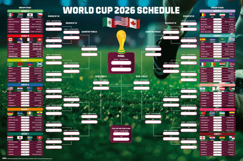 Poster World Cup 2026 91 5x61cm GPE6068 | Yourdecoration.be