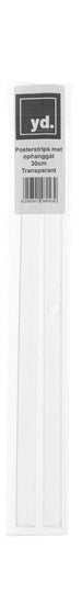 Posterhangers Transparant 30cm met ophanggat | Yourdecoration.be