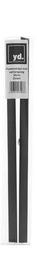 Posterhangers Zwart 30cm met ophangoog | Yourdecoration.be
