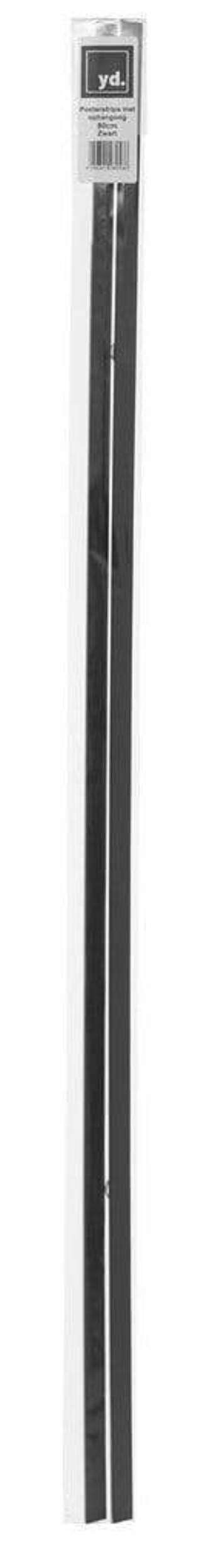 Posterhangers Zwart 80cm met ophangoog | Yourdecoration.be