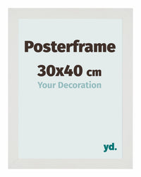 Posterkader 30x40cm Wit Mat MDF Parma Maat | Yourdecoration.be