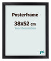 Posterkader 38x52 Zwart Mat MDF Parma Maat | Yourdecoration.be