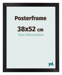 Posterkader 38x52 Zwart Mat MDF Parma Maat | Yourdecoration.be