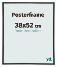 Posterkader 38x52cm Zwart Mat Kunststof Paris Maat | Yourdecoration.be