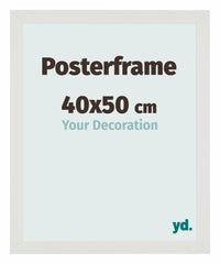 Posterkader 40x50cm Wit Mat MDF Parma Maat | Yourdecoration.be