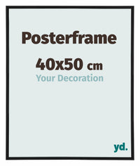 Posterkader 40x50cm Zwart Mat Kunststof Paris Maat | Yourdecoration.be