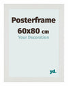 Posterkader 60x80cm Wit Mat MDF Parma Maat | Yourdecoration.be