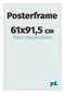 Posterkader 61x91,5cm Wit Hoogglans Kunststof Paris Maat | Yourdecoration.be